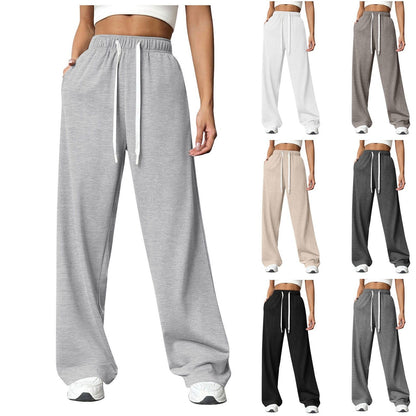 Ladies Comfortable Sport Pants with a Relaxed Fit and Elastic Waist Chic and Style