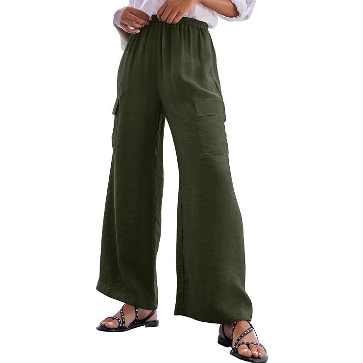 Women Lightweight Jersey Cargo Pants Chic and Style