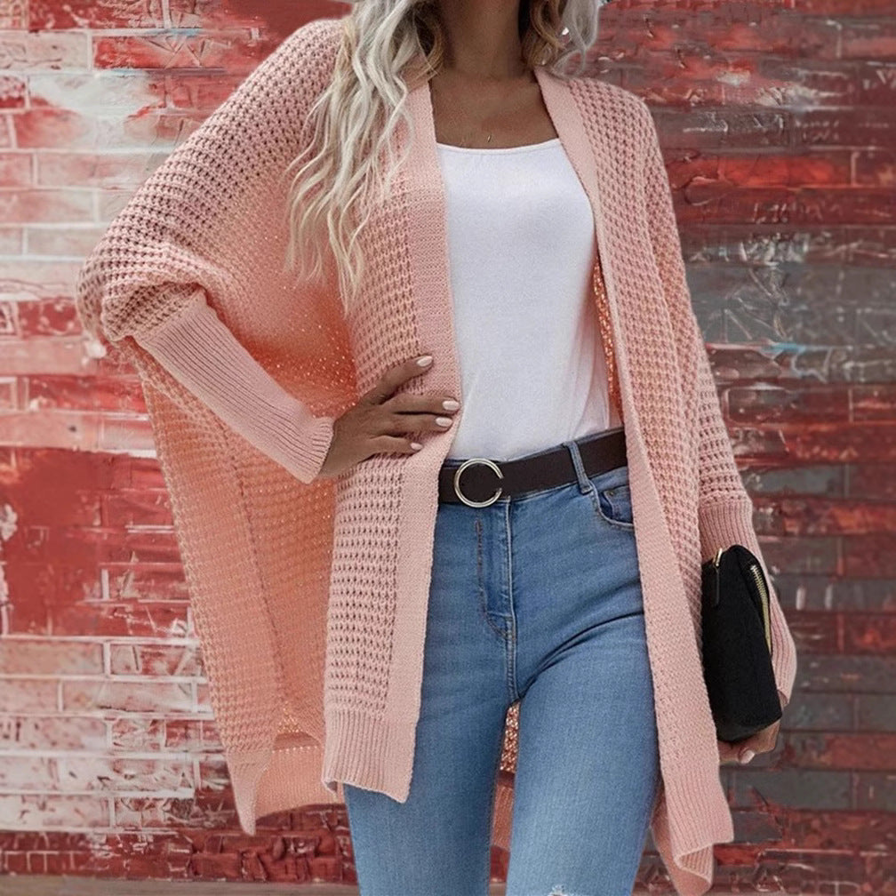 Dames cardigan en tricot à alvéoles Chic und Stil