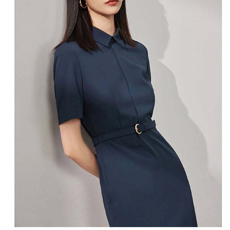 Robe chemise sur mesure pour femme avec ceinture Chic und Stil