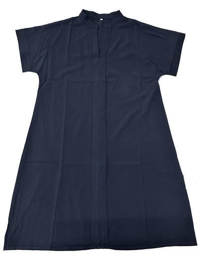 Robe midi à manches courtes pour femmes Chic und Stil