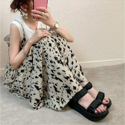 Robe maxi A-ligne pour femmes avec bretelles ajustables Chic und Stil