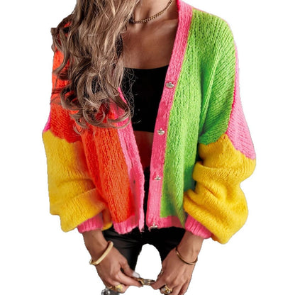 Dames Cardigan en tricot dégradé tendance Chic und Stil