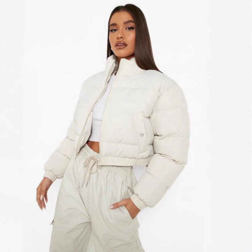 Dames doudoune d'hiver avec capuche Chic und Stil