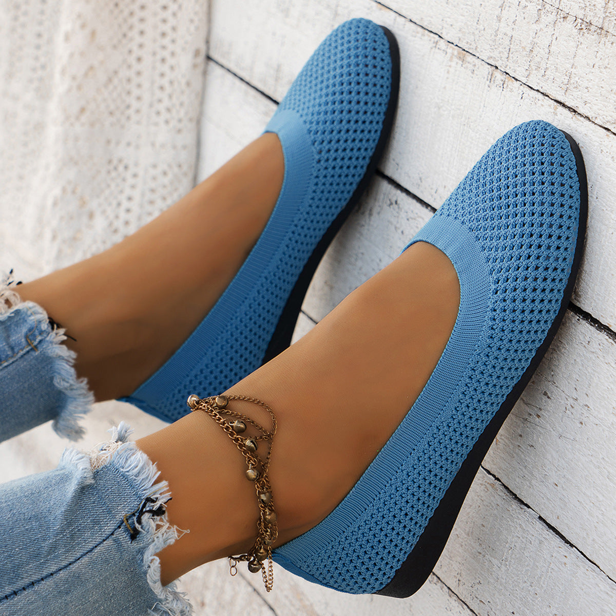 Ballerines respirantes pour dames Chic und Stil