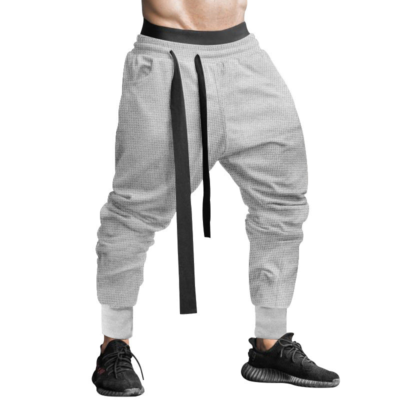 Men's casual harem pants with elastic waistband and side pockets Chic and style