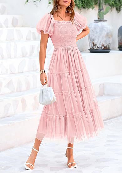 Robe maxi femme avec des manches volumineuses et une conception sans épaules Chic und Stil