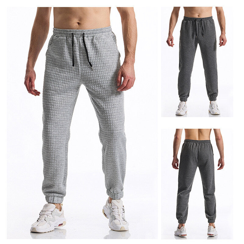 Comfortable sweatpants for men with high waist and elastic comfort Chic and Style