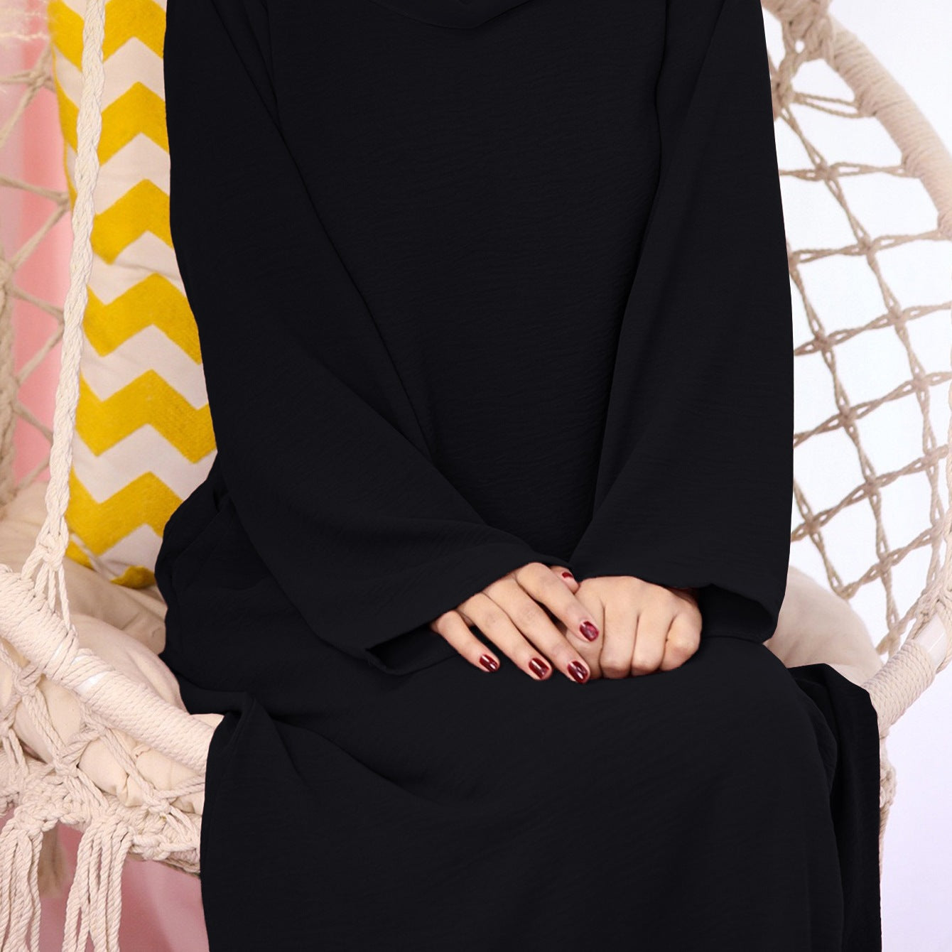 Robe maxi femme avec coupe élégante et jeu large Chic und Stil