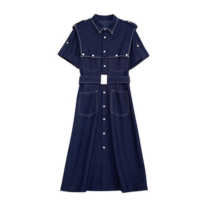 Robe utilitaire ceinturée pour femme Chic und Stil