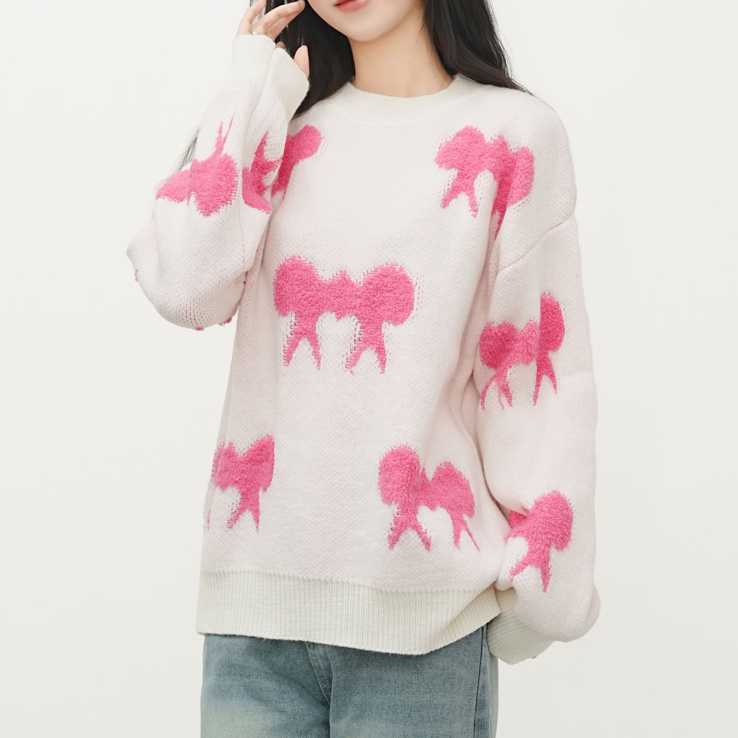 Dames Pull élégant et confortable avec design unique Chic und Stil