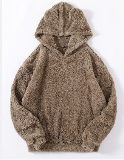Dames Hoodie hybride en peluche Chic und Stil