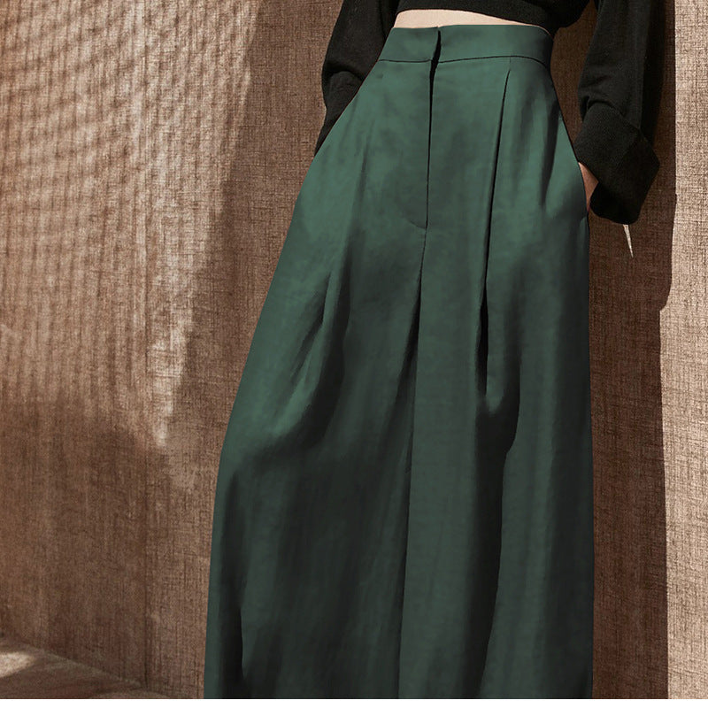 Pantalons larges taille haute pour femmes Chic und Stil 1750846761