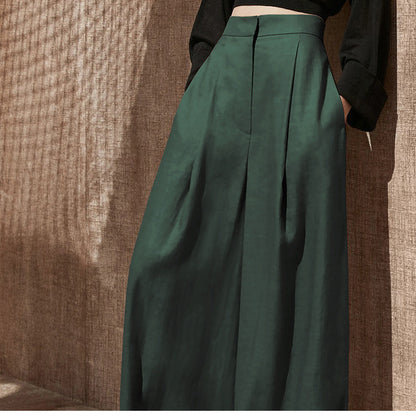 Pantalons larges taille haute pour femmes Chic und Stil 1750846761