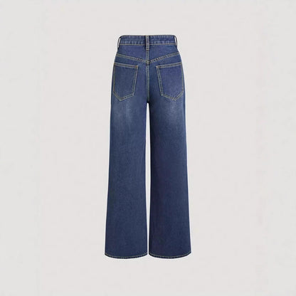 Dames Jean et denim largement coupé Chic und Stil