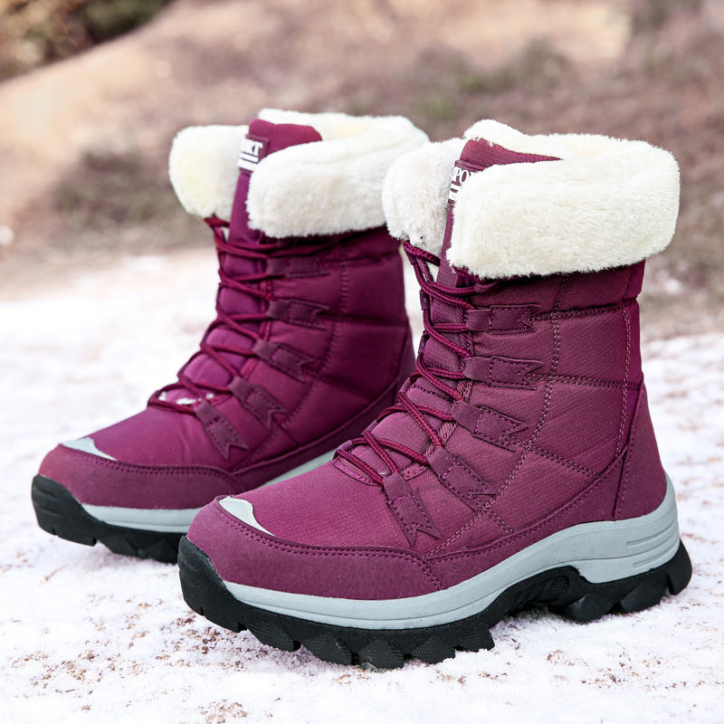 Bottes d'hiver isolées pour femmes avec une construction de semelle antidérapante et une doublure intérieure douillette Chic und Stil