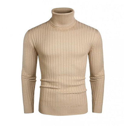 high-quality turtleneck pullover for men with a fine rib structure Chic and Style