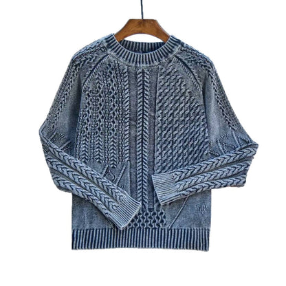 Pull en tricot confortable pour femmes avec un motif torsadé structuré Chic und Stil