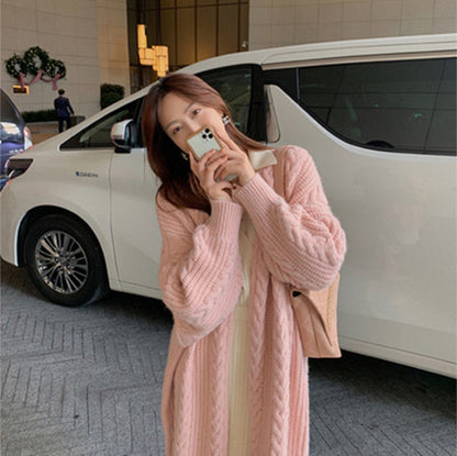 Dames Grand cardigan en tricot Chic und Stil