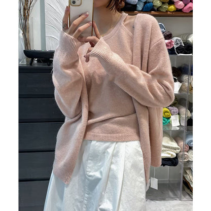 Cardigan en laine chaud pour femmes avec une coupe moderne et des manches décontractées Chic und Stil