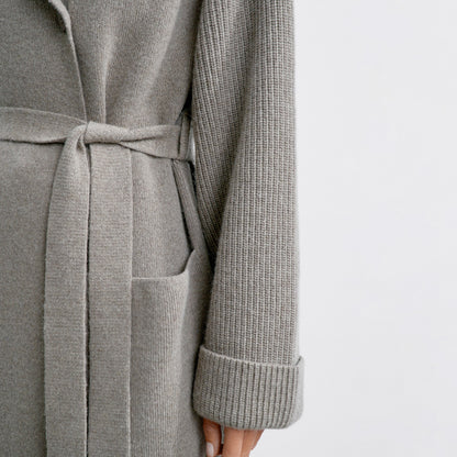 Dames élégant manteau long en laine de haute qualité Chic und Stil