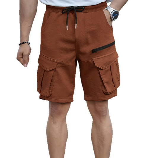 Shorts utilitaires style cargo pour hommes avec design à poches multiples Chic und Stil
