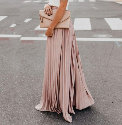 Jupe maxi plissée Chic und Stil pour femmes
