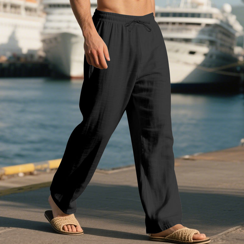 Casual air cargo pants for men with elastic waistband and handy pockets Chic und Stil