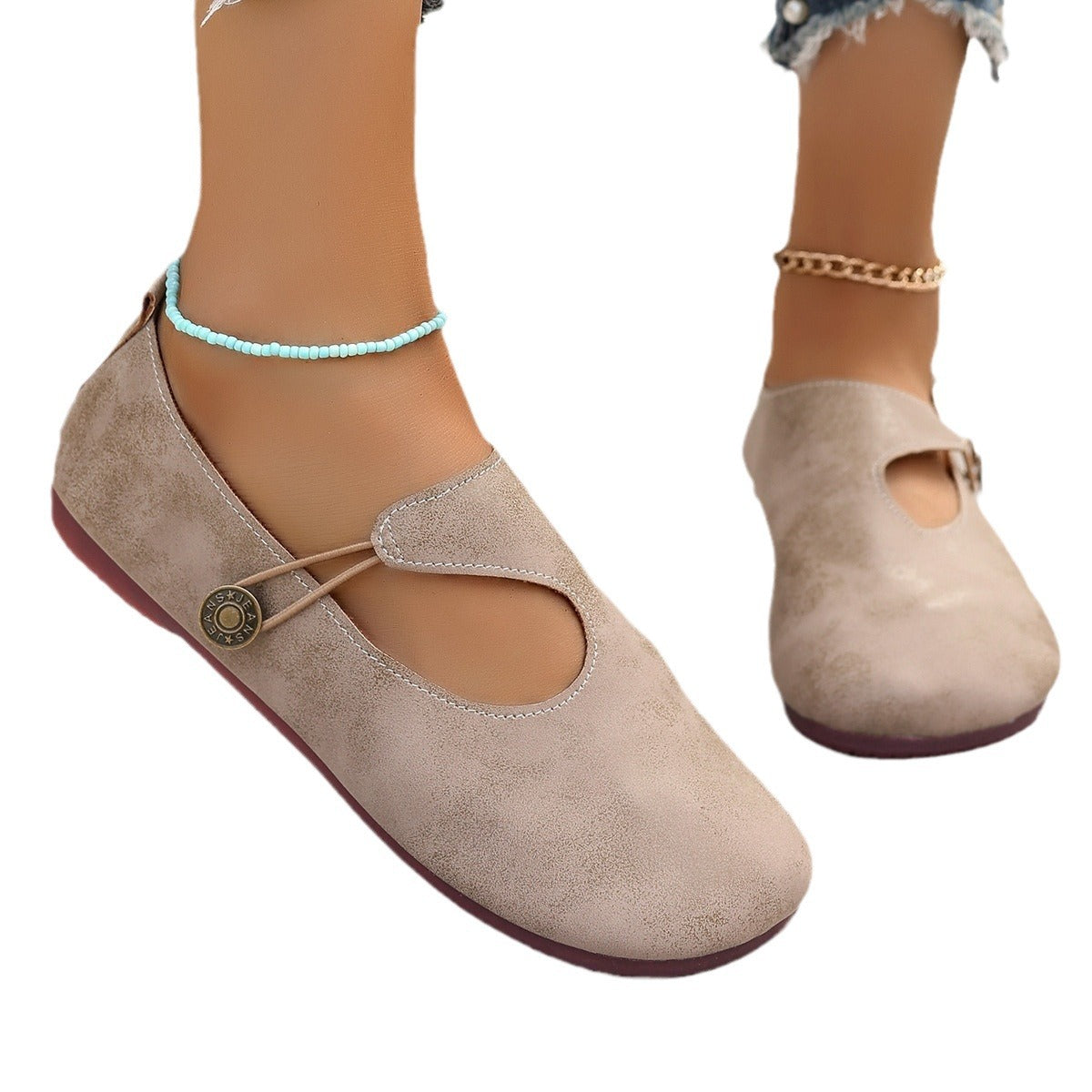 Dames élégantes ballerines Mary Jane Chic und Stil