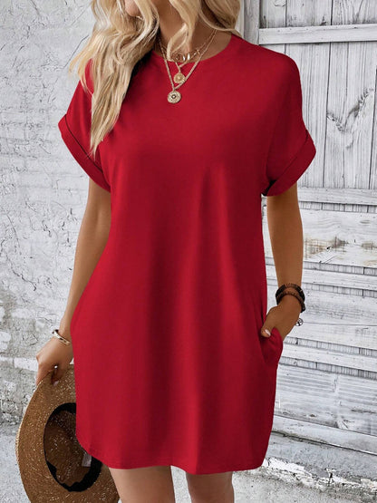 Robe T-shirt décontractée femme Chic und Stil