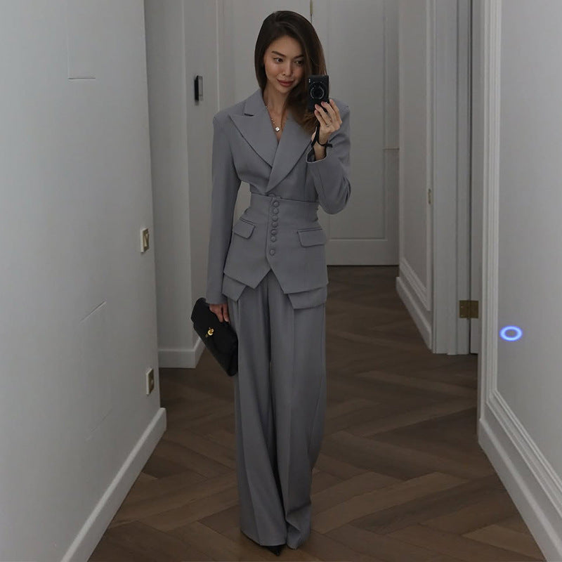 Dames élégant costume cintré Chic und Stil