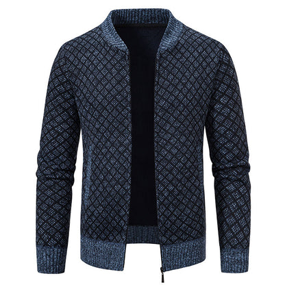 Blazer en tricot élégant pour hommes avec fine structure Chic und Stil