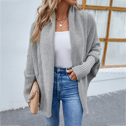 Cardigan pour femmes à coupe ouverte et manches bouffantes Chic und Stil