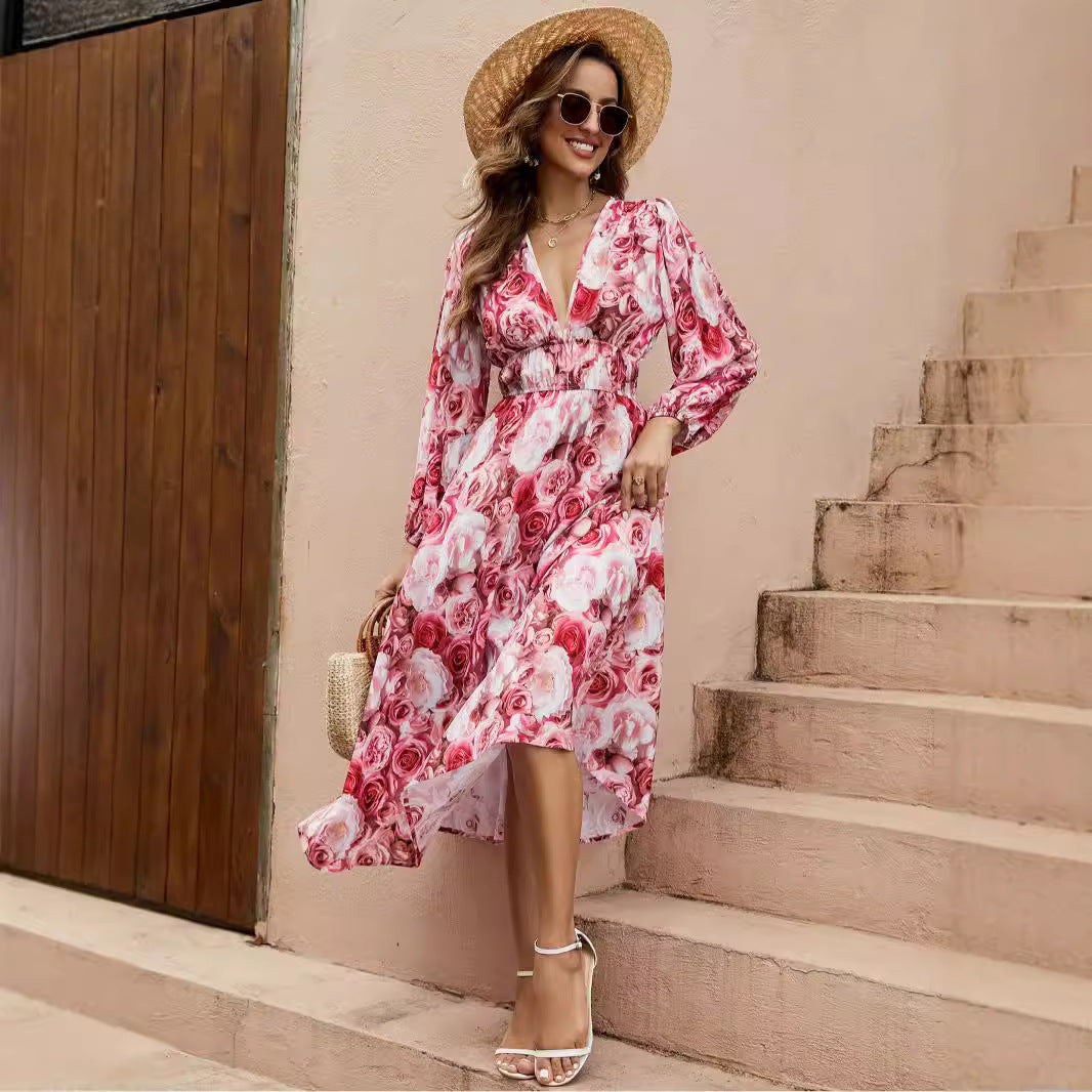 Robe maxi enveloppante Chic und Stil pour femmes
