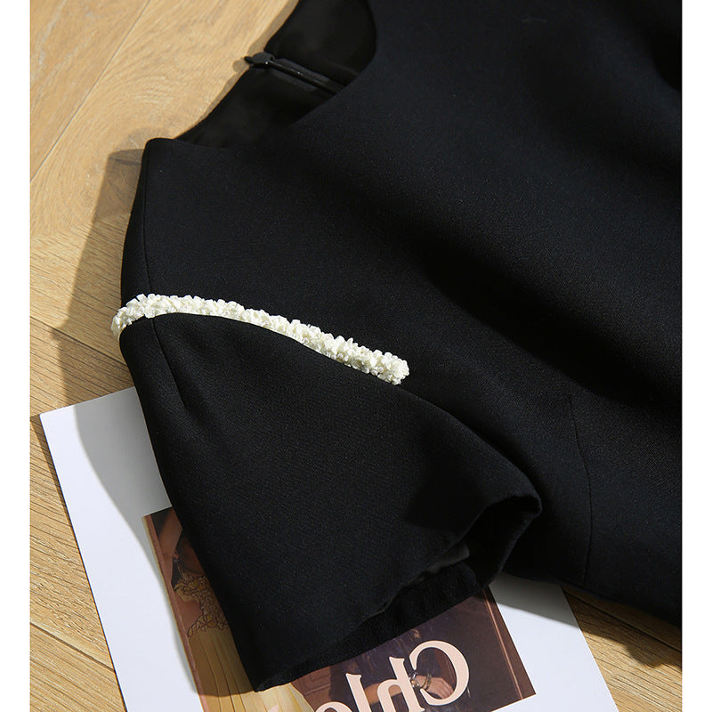 Robe shift élégante pour femmes avec garniture décorative Chic und Stil