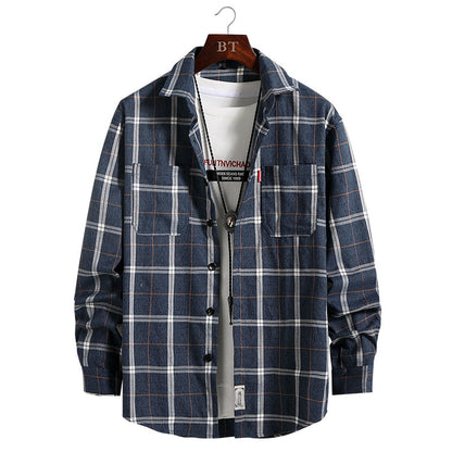 Chemise à carreaux pour hommes avec un design pratique de poche poitrine et une coupe confortable Chic und Stil