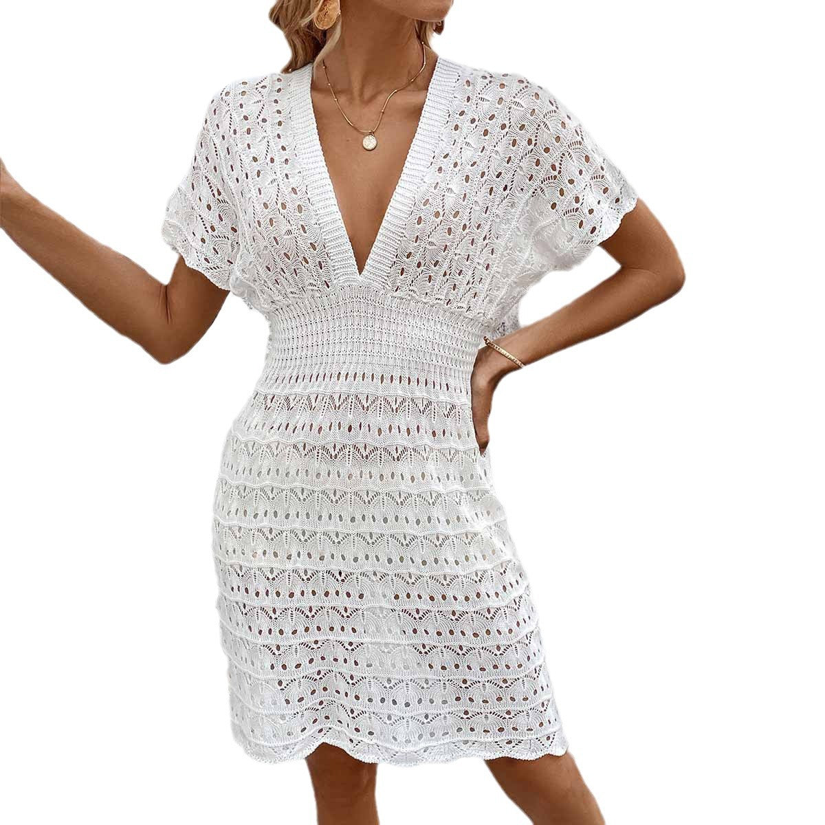 Robe maxi en crochet pour femmes Chic und Stil