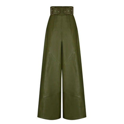 High-waisted leather pants for women Chic and Style