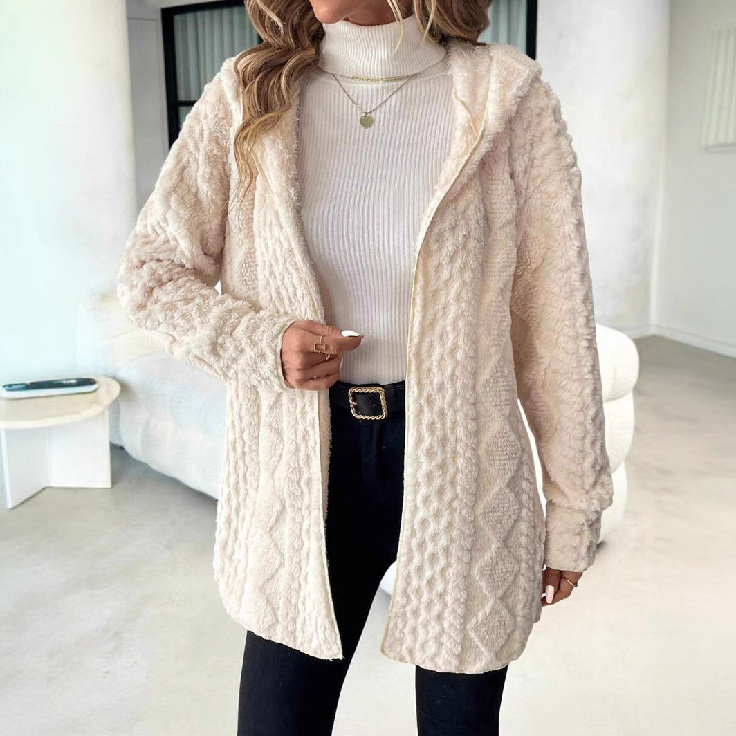 Dames Fleece-Jacket met luxueuze fluweelachtige feel Chic und Stil