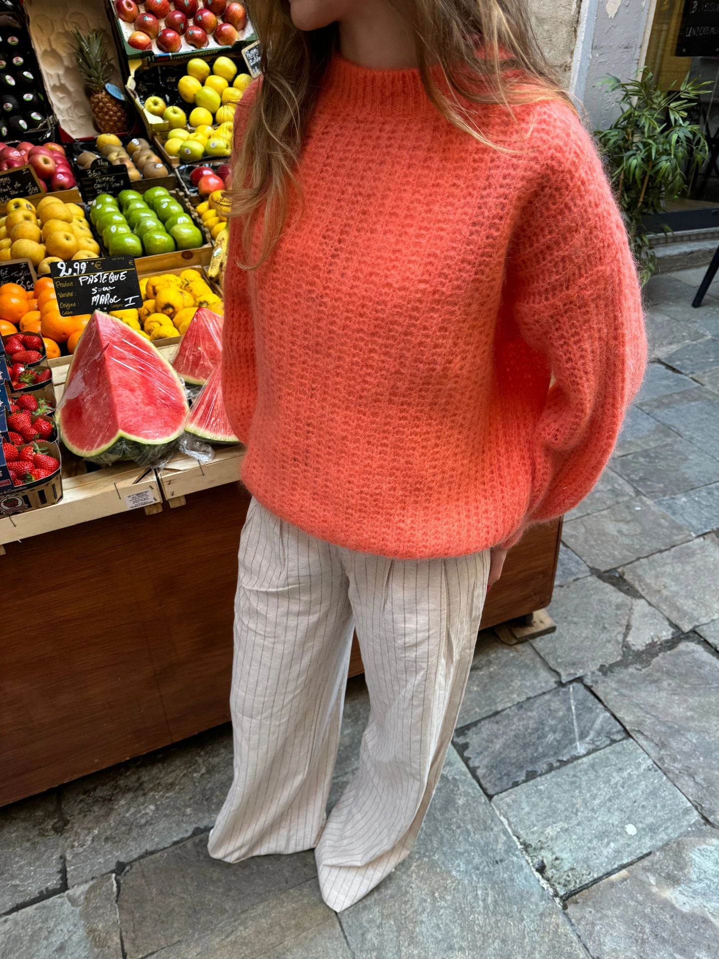 Pull en tricot pour femmes avec un motif de gaufrage tendance et une coupe décontractée Chic und Stil