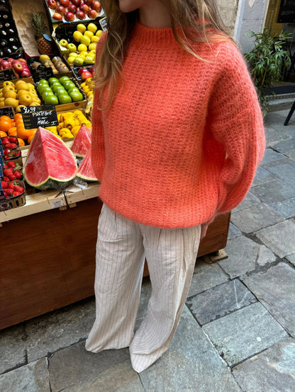 Pull en tricot pour femmes avec un motif de gaufrage tendance et une coupe décontractée Chic und Stil