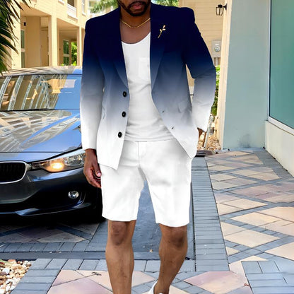Veste élégante pour hommes avec shorts tendance Chic und Stil