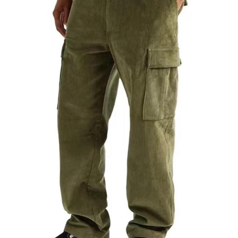 Men's cargo pants with elastic waistband and practical side pockets Chic and Style