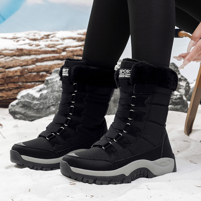 Bottes d'hiver imperméables pour femmes avec doublure isolante et semelle antidérapante Chic und Stil