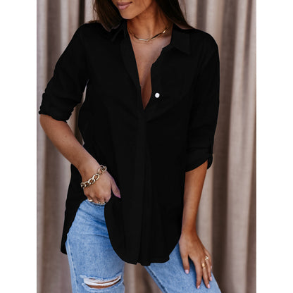 Chemise à boutons décontractée pour femmes Chic und Stil