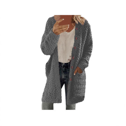 Dames Pull Cardigan Chic und Stil