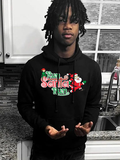 Dame Hoodie avec motif festif de Santa Chic und Stil