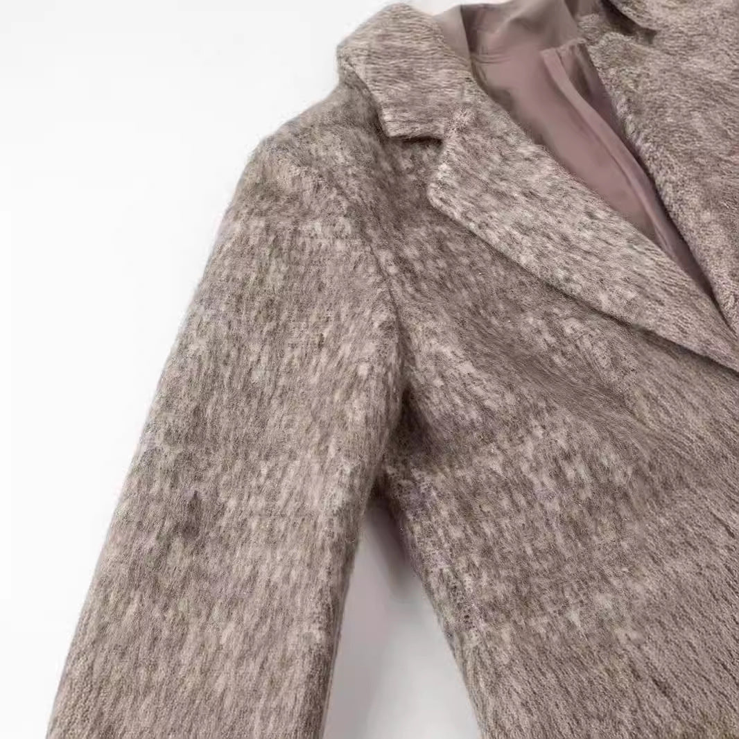 Dames élégant blazer en mélange de laine de haute qualité Chic und Stil