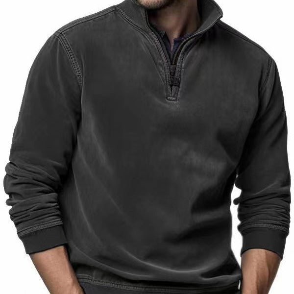 Pull sportif pour hommes avec col montant pratique Chic und Stil