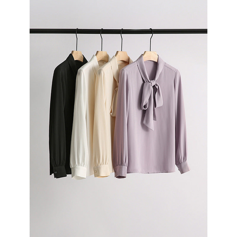 Chemisier Chique à Nœud Papillon Chic und Stil